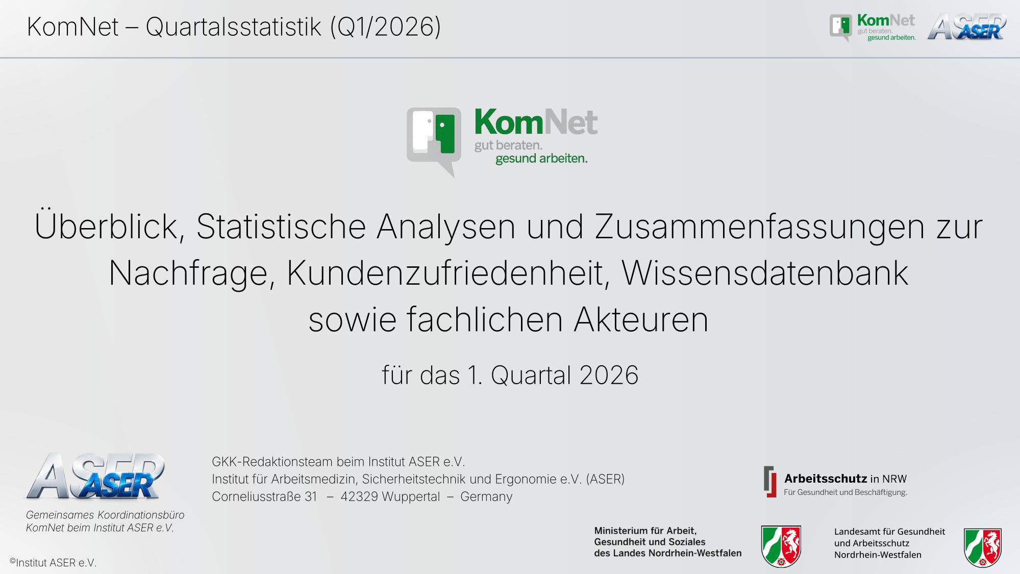 Aktuelle KomNet-Quartalsstatistik