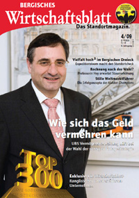 Bergisches Wirtschaftsblatt, Ausgabe 4/2009