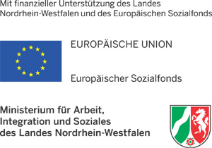 Mit finanzieller Unterstützung des Europäischen Sozialfonds und des Landes Nordrhein-Westfalen